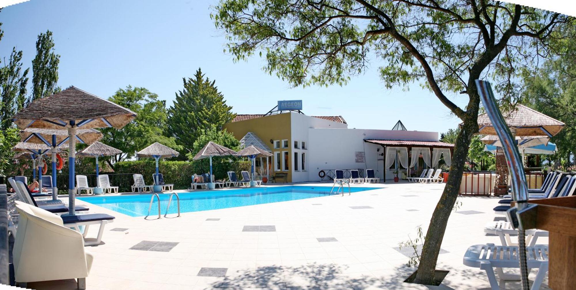Aegeon Hotel Kaloní Kültér fotó